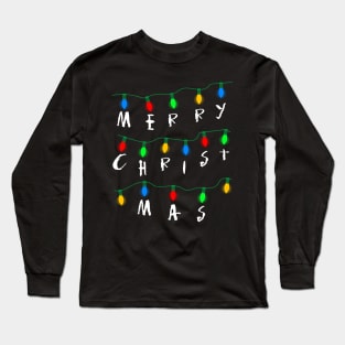 Stranger Merry Christmas Long Sleeve T-Shirt